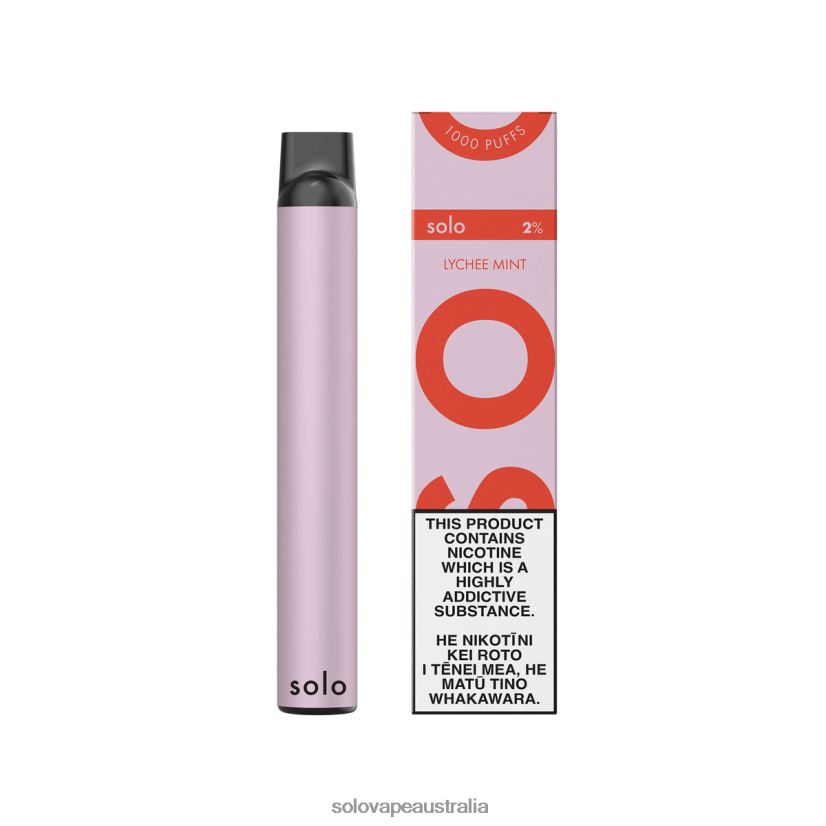 Lychee Mint Solo Disposable Vape ZN6LB09 | Solo Vape Australia